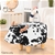 Keezi Kids Ottoman Foot Stool Toy Cow Chair Animal Foot Rest Fabric Seat