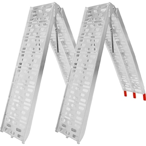 2x Aluminium Folding Loading Ramps ATV M