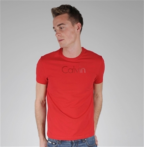 Calvin Klein Jeans Mens Short Sleeve Cre