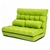 Lounge Sofa Leather Double Bed GEMINI - GREEN