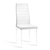 Artiss 4x Astra Dining Chairs Set Leather PVC Stretch Seater Chairs White