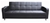 Italian Design 114 Black PU Leather Sofa Bed Futon