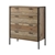 Tallboy 4 Storage Drawers Natural Wood Like Particle board in Oak Colour