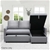 Artiss Sofa Bed Lounge Set 3 Seater Futon Couch Storage Chaise Corner Grey
