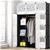 12 Cube Portable Storage Cabinet Wardrobe - Black