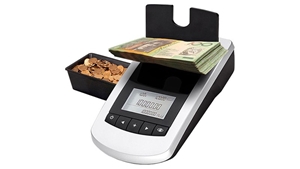 Money Counter for Coins and Banknotes Ma