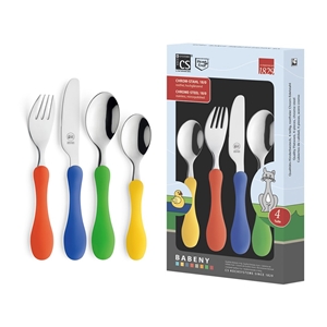 Babeny 4pc Kids Cutlery Set Stainless St
