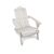 Gardeon 5pc Outdoor Wooden Adirondack Chair and Table Set - Beige White