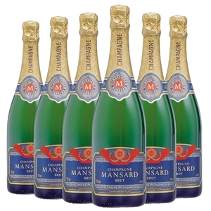 Mansard Champagne NV (6 x 750mL), France