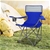 Set of 2 Portable Folding Camping Armchair - Blue