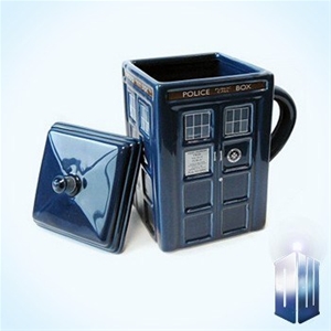 Doctor Who Tardis Coffee Mug with Lid