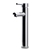 Round Chrome Counter Top/Above Basin Mixer Tap Tall Faucet