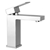 Square Chrome Basin Mixer Tap Brass Faucet Watermark and WELS Approved