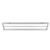 Square Chrome 304 Stainless Steel Double Towel Rail Rack Bar 600mm