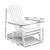 Gardeon Foldable Adirondack Chair - White