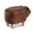 Artiss Kids Ottoman Animal Stool Bear Chair Wood Foot Fabric Seat Brown