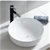 415 x 415 x 135mm Bathroom Round Above Counter White Ceramic Wash Basin