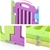 17-Panel Plastic Baby Playpen Kids Toddler Gate Safety Play Fence