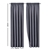 Artqueen 2x Pinch Pleat Blackout Blockout Curtains Darkening 240x230cm Grey