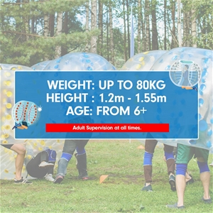 1.2m Inflatable Bumper Ball Body Bubble 