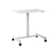 Artiss Adjustable Gas Lift Sit Stand Laptop Desk Bar Table Mobile White