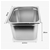 SOGA Gastronorm GN Pan Full Size 1/1 200mm Deep Stainless Steel Tray