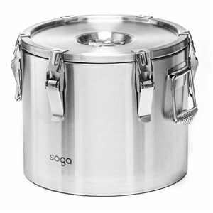 SOGA 304 20L Stainless Steel Insulated F