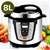 SOGA Electric Stainless Steel Pressure Cooker 8L 1000W Multicooker 16