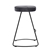 2xArtiss ORION Bar Stools Industrial Modern Chairs Suede Fabric Grey