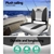 Seamanship Set of 2 Folding Swivel Boat Seats - Grey