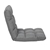 Adjustable Cushioned Floor Gaming Lounge Chair 99x41x12cm - Dark Grey