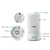 DEVANTi Diffuser Aromatherapy Oil Ultrasonic Air Humidifier WH 300ml