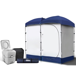 WEISSHORN 20L Outdoor Double Toilet Camp