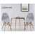 Artiss 4x Retro Replica Eames Dining DSW Chairs Cafe Beech Wood Legs Grey