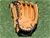 Brett Lee Baseball Glove for Cricket - Brown with Black Lacing