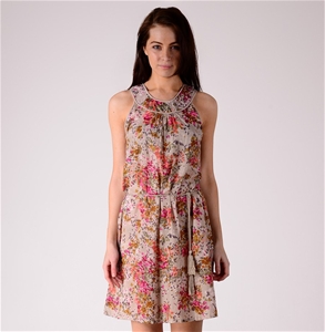 Jendi Floral Print Dress