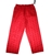 Pair Men's TOMMY HILFIGER Woven Sleep Pants, Size M, Cotton, Red. Buyers N