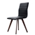 Artiss 2x Dining Chairs Retro Chair metal Leg High Back PU Leather Black