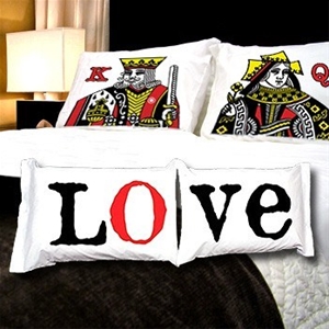 Artlicious Pillow Cases - King and Queen
