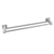 Square Chrome Double Towel Rail 800mm Stainless Steel
