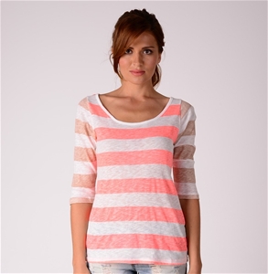 All About Eve Seven Seas 3/4 Sleeve Tee