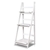 Artiss Display Shelf 3 Tier Wooden Ladder Stand Storage Rack White