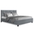 Artiss Double Full Size Bed Frame Base Mattress Fabric Wooden Grey TINO