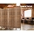 Artiss Room Divider Screen 8 Panel Privacy Wood Dividers Stand Timber Brown