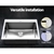 Cefito Stainless Steel Kitchen Sink 600x450MM Single Bowl Sinks Strainer