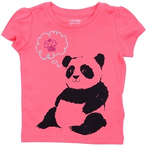 Gap Toddler Girls Panda T-Shirt