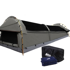 Weisshorn Double Size Canvas Tent- Grey
