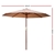 Instahut 3M Outdoor Pole Umbrella Cantilever Stand Garden Patio Beige
