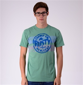 Rusty Mens The Box T-Shirt