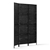 Artiss 3 Panel Room Divider Privacy Screen Rattan Frame Stand Woven Black